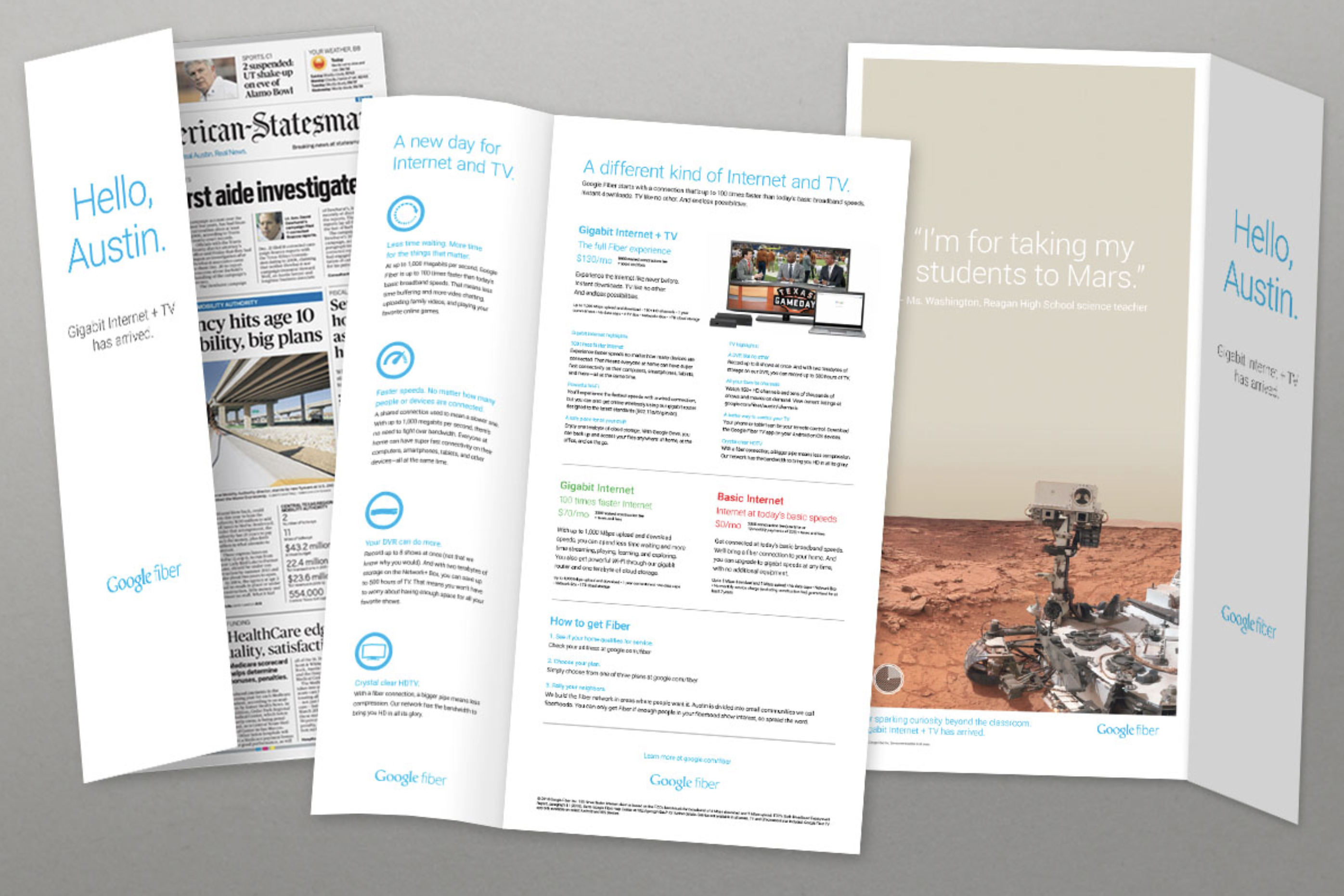 Google Fiber brochure