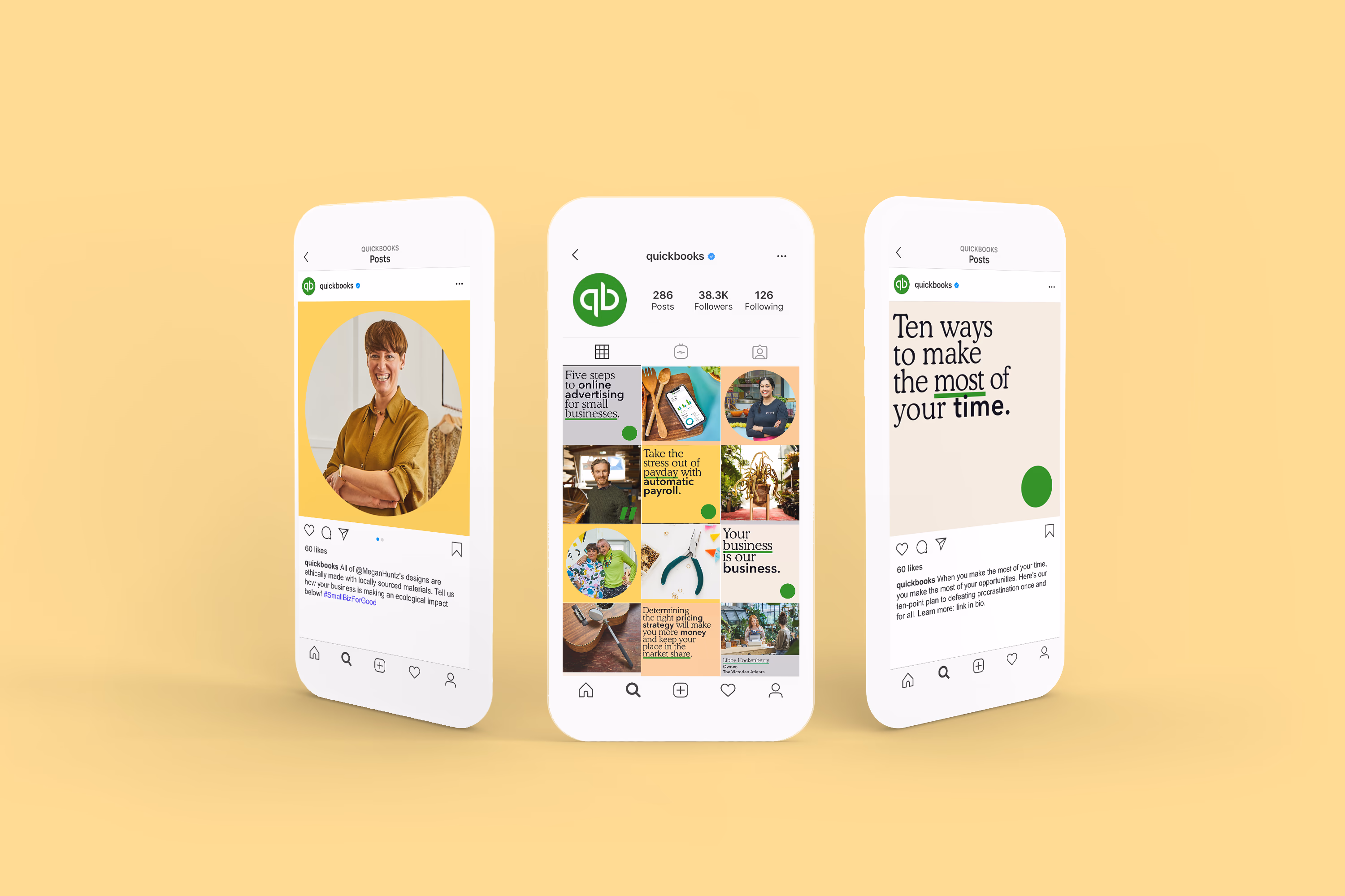 QB Social Design — project still