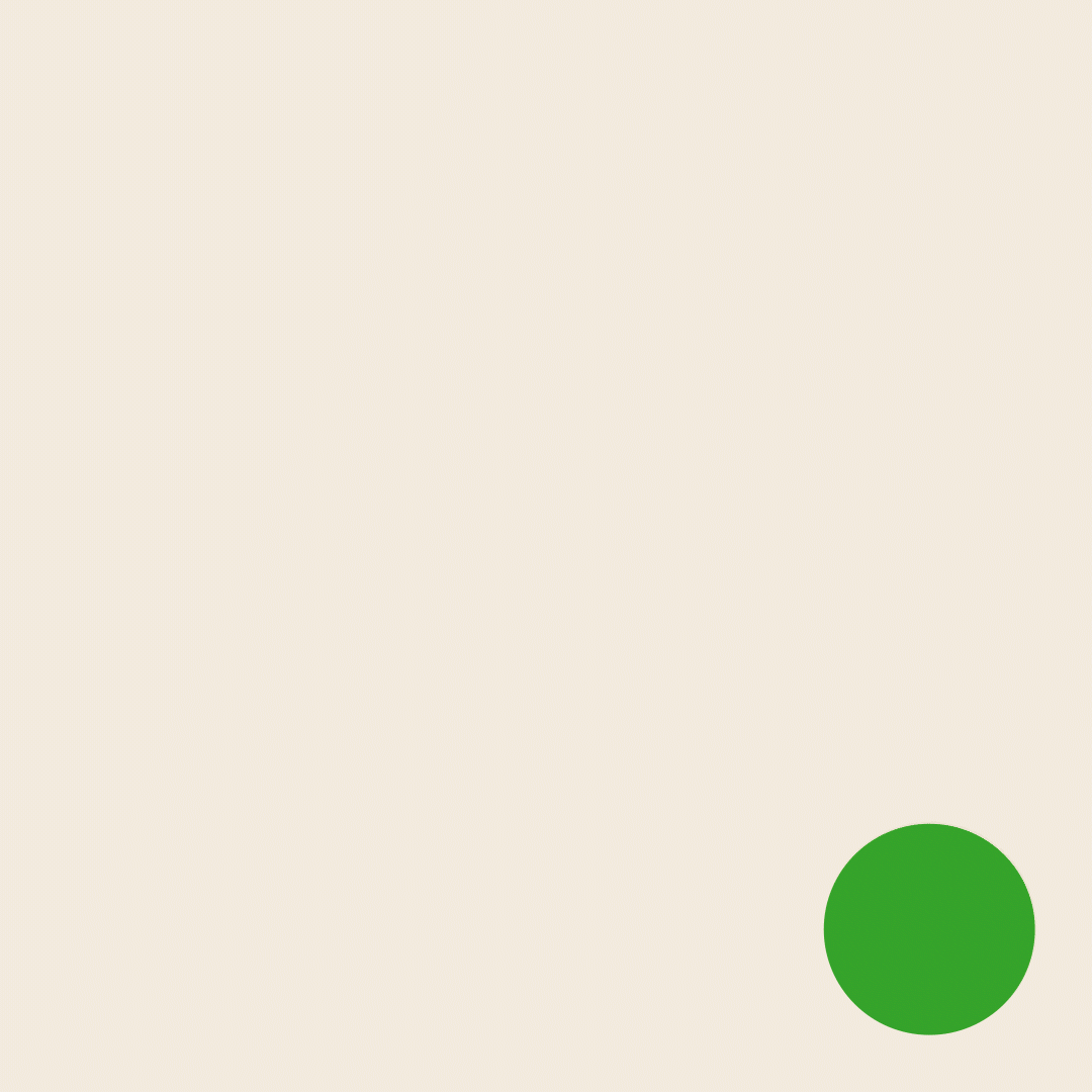 QuickBooks social post animation — cream palette